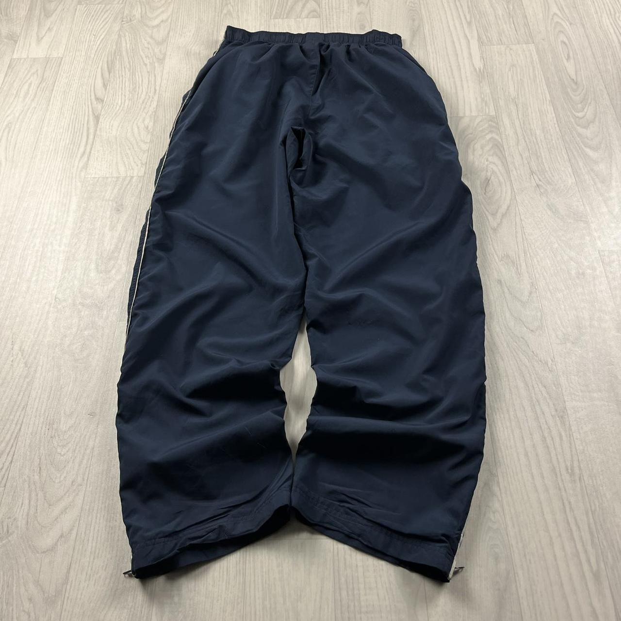 VINTAGE Y2K REEBOK BAGGY TRACKSUIT BOTTOMS NAVY