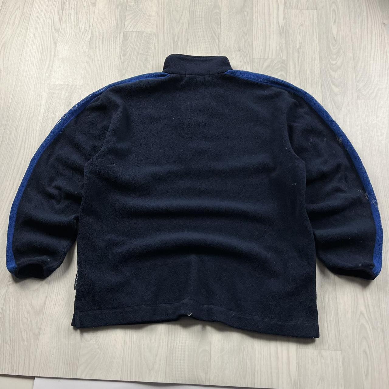 VINTAGE Y2K NAUTICA QUARTER ZIP FLEECE SWEATSHIRT NAVY