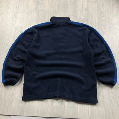 VINTAGE Y2K NAUTICA QUARTER ZIP FLEECE SWEATSHIRT NAVY