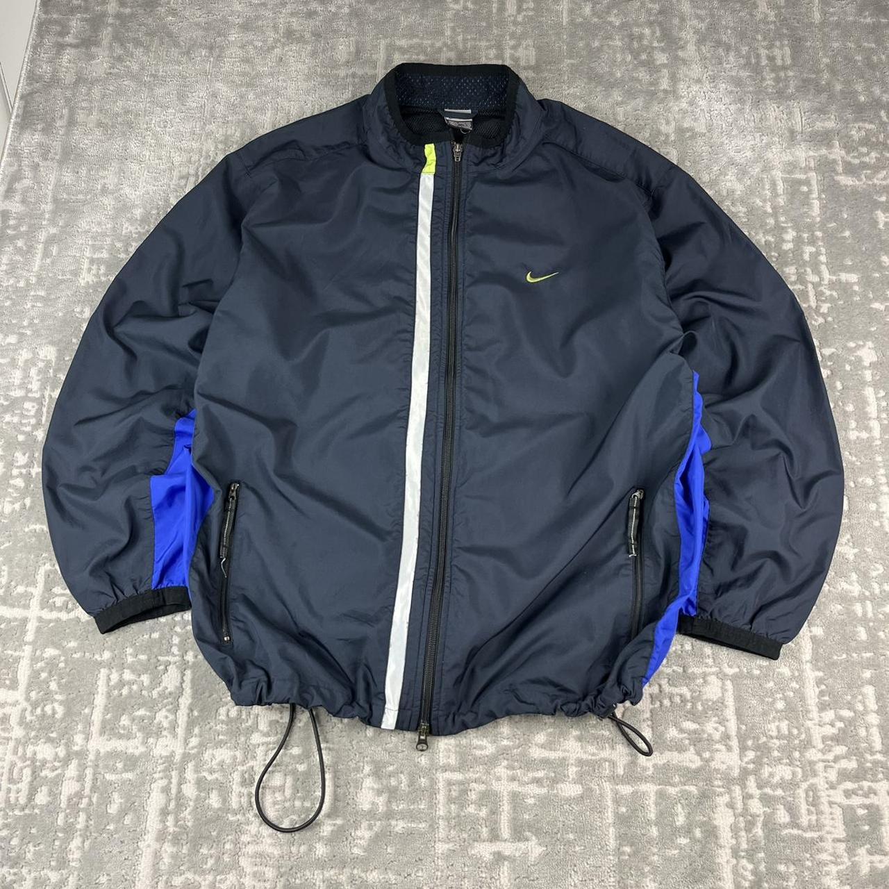 VINTAGE Y2K NIKE TECHNICAL WINDBREAKER JACKET NAVY