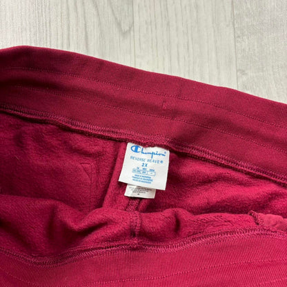 VINTAGE 00s CHAMPION REVERSE WEAVE SWEATPANTS BURGUNDY