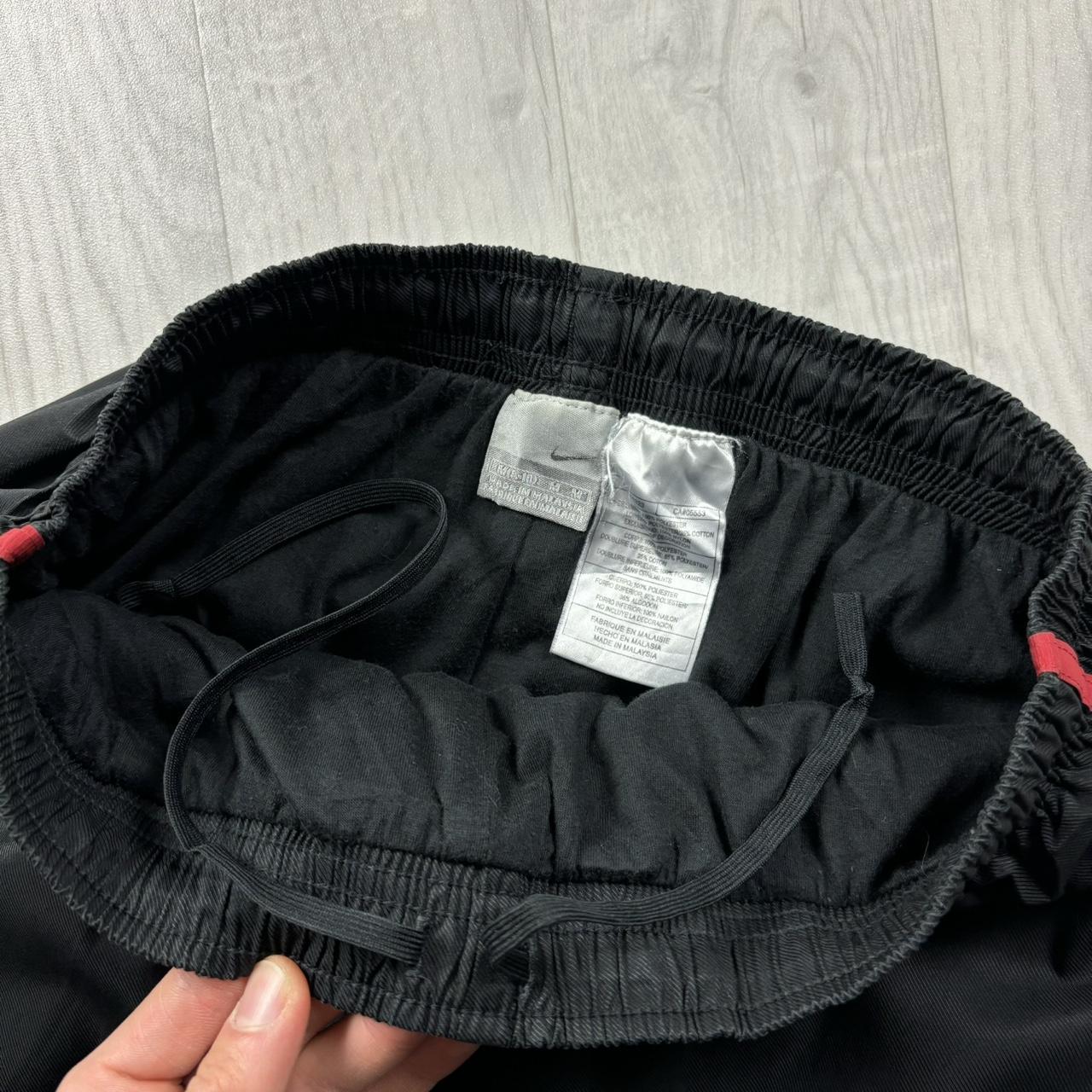 VINTAGE Y2K NIKE STRAIGHT LEG TRACKSUIT BOTTOMS BLACK