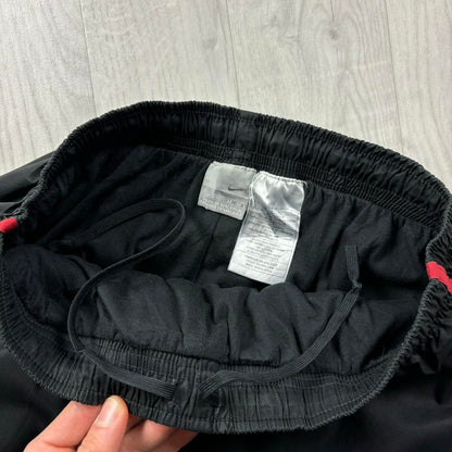 VINTAGE Y2K NIKE STRAIGHT LEG TRACKSUIT BOTTOMS BLACK