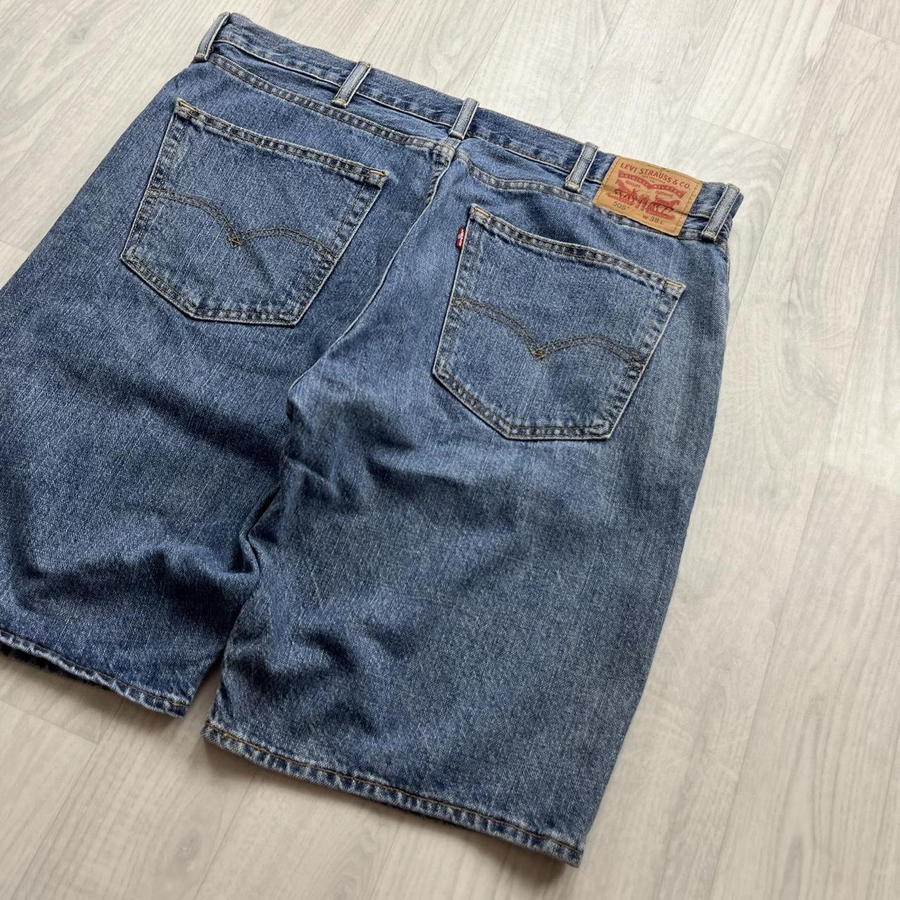 VINTAGE Y2K LEVIS 505 JORTS BLUE