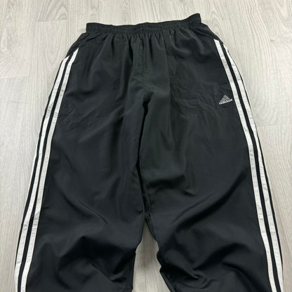 VINTAGE Y2K ADIDAS BAGGY TRACKSUIT BOTTOMS BLACK