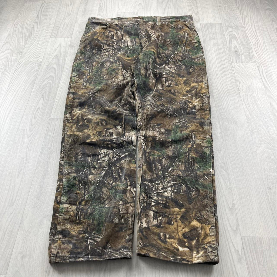 VINTAGE WRANGLER REALTREE BAGGY CAMO TROUSERS