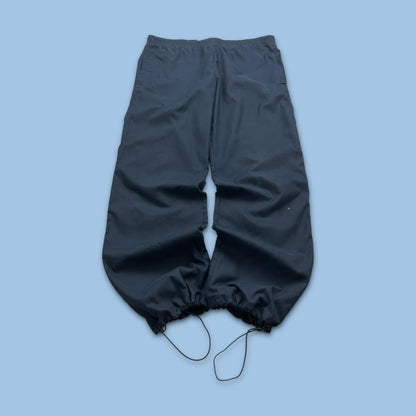 VINTAGE Y2K ADIDAS TECHNICAL BAGGY TRACKSUIT BOTTOMS NAVY