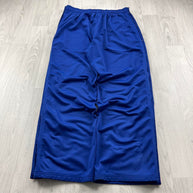 VINTAGE Y2K ADIDAS NEW YORK KNICKS BAGGY TRACKSUIT BOTTOMS BLUE