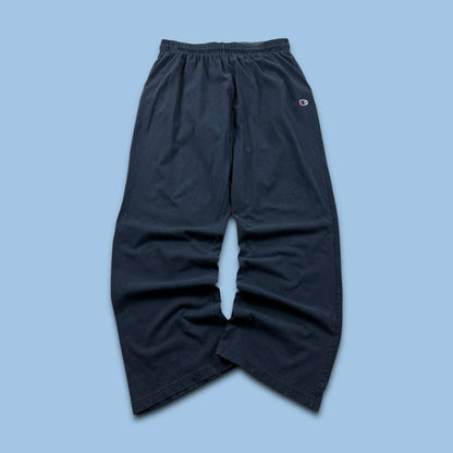 VINTAGE 00s CHAMPION BAGGY LIGHTWEIGHT SWEATPANTS NAVY