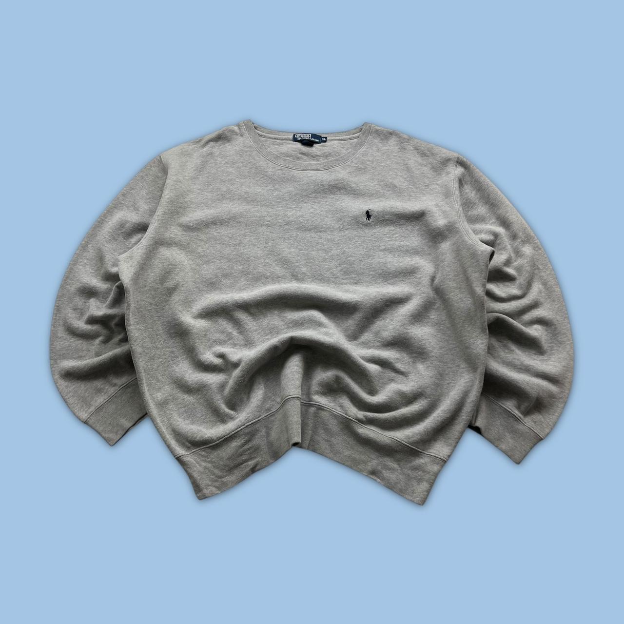 VINTAGE Y2K POLO RALPH LAUREN SWEATSHIRT GREY