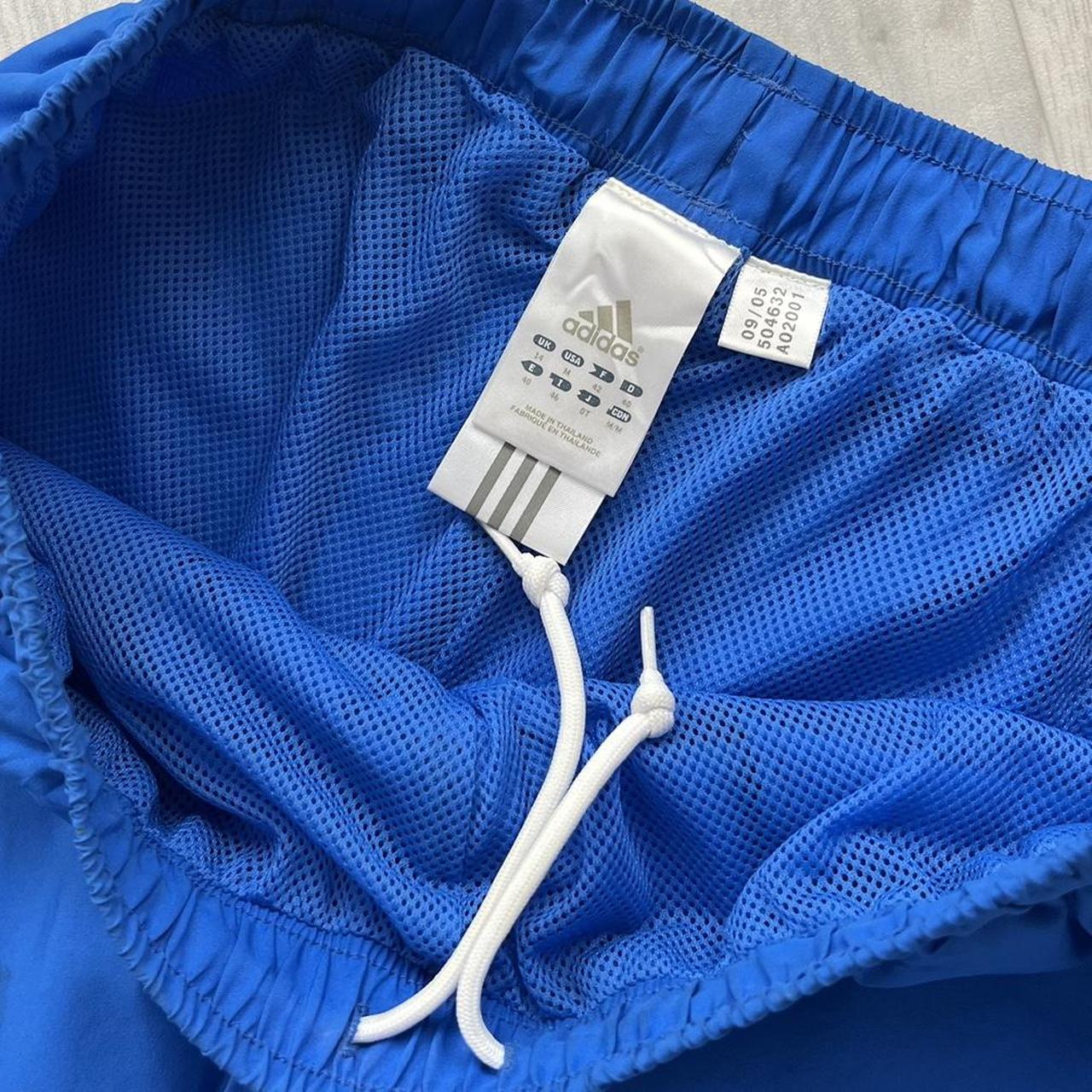 VINTAGE Y2K ADIDAS BAGGY TRACKSUIT BOTTOMS BLUE