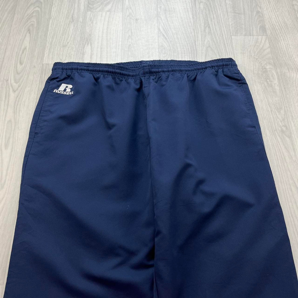 VINTAGE Y2K RUSSELL ATHLETIC BAGGY TRACKSUIT BOTTOMS NAVY