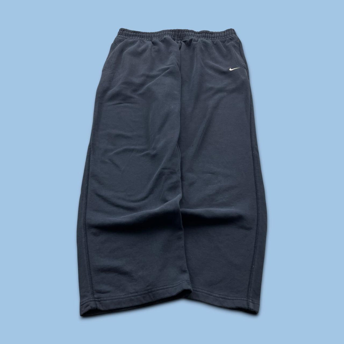 VINTAGE Y2K NIKE BAGGY COTTON SWEATPANTS NAVY