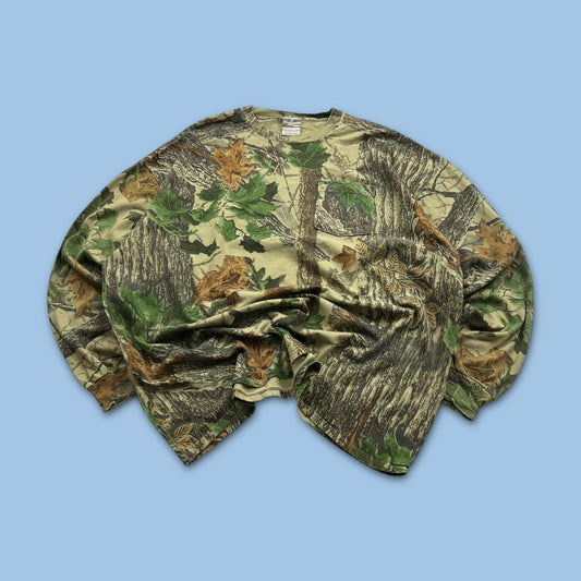 VINTAGE Y2K REALTREE JERZEES LONG SLEEVE T SHIRT CAMO