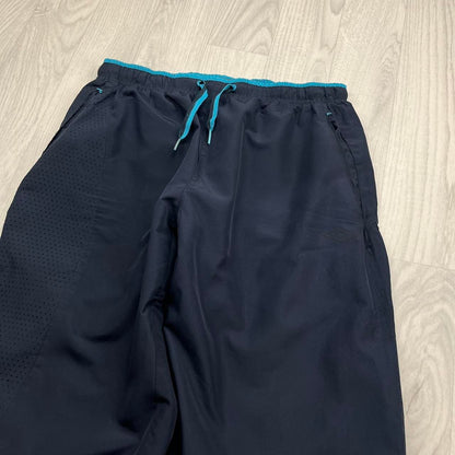 VINTAGE Y2K UMBRO BAGGY TRACKSUIT BOTTOMS NAVY