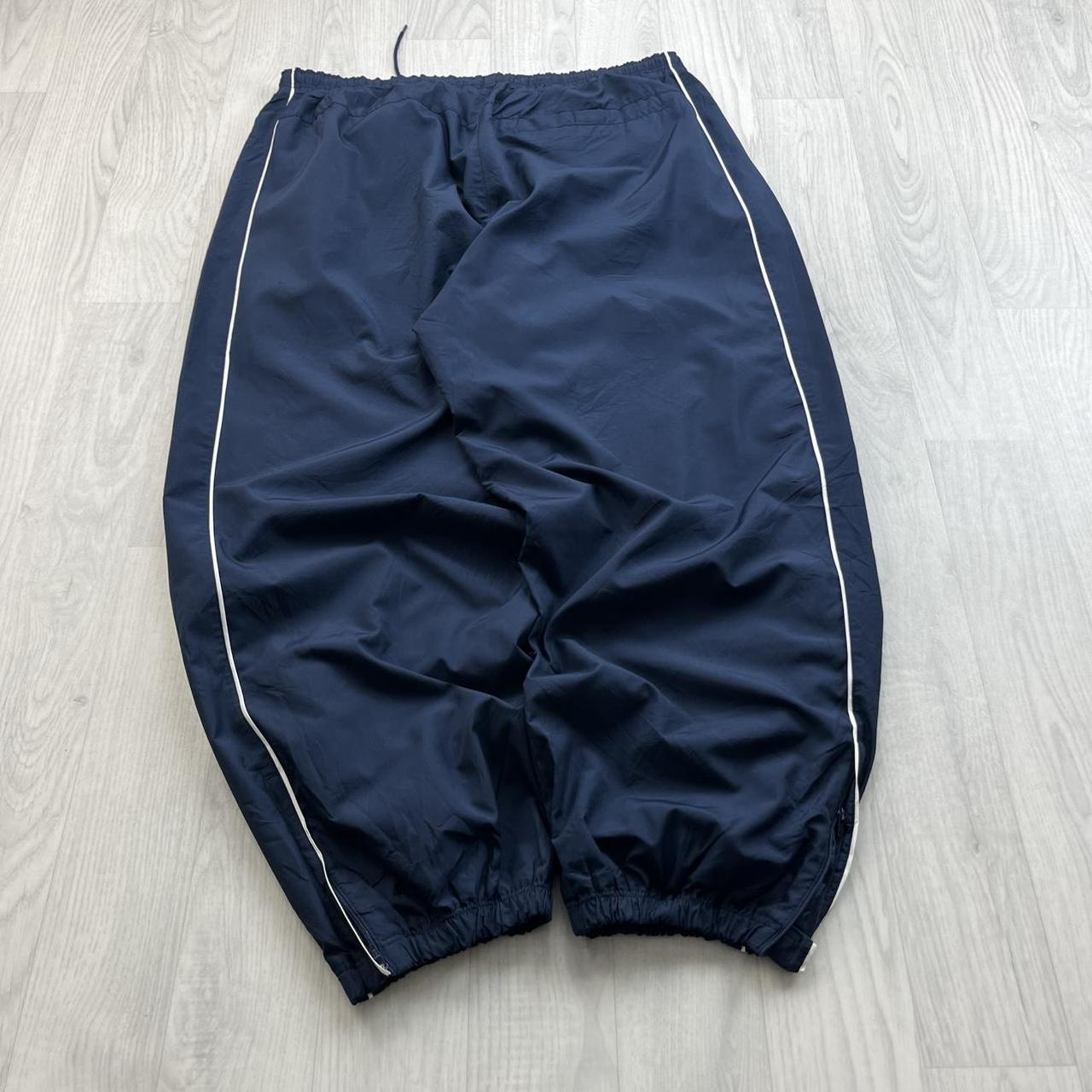 VINTAGE Y2K NIKE BAGGY TRACKSUIT BOTTOMS NAVY