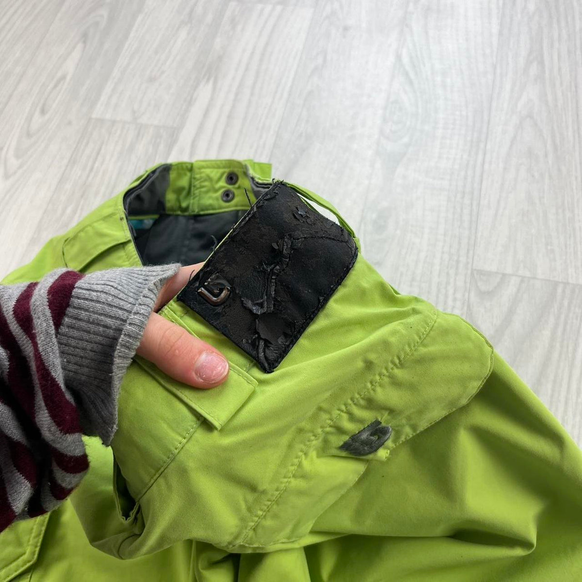 VINTAGE Y2K BURTON BAGGY SKI PANTS SALOPETTES GREEN