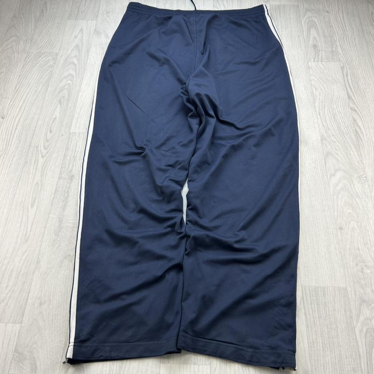 VINTAGE Y2K NIKE BASKETBALL BAGGY TRACKSUIT BOTTOMS NAVY