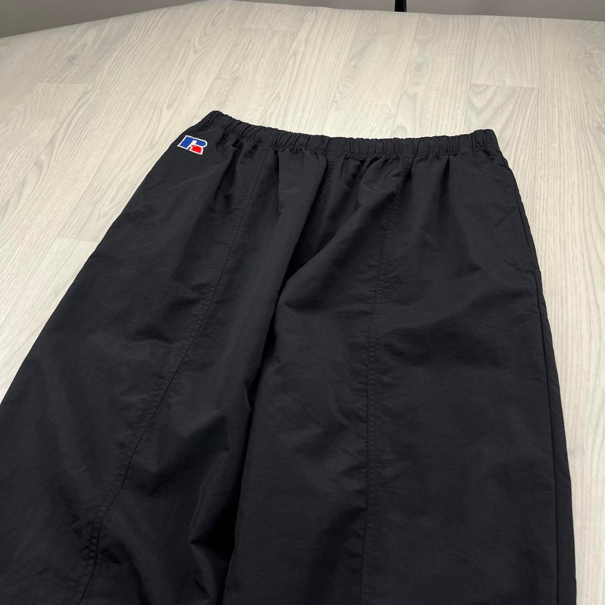 VINTAGE Y2K RUSSELL ATHLETIC LOOSE TRACKSUIT BOTTOMS BLACK