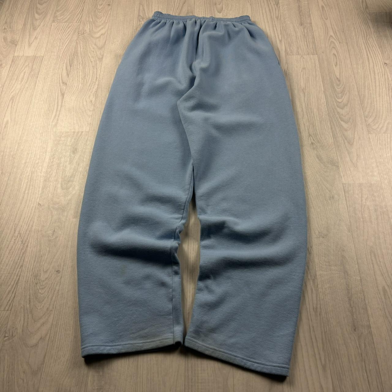 VINTAGE 00s CHAMPION BAGGY COTTON SWEATPANTS BABY BLUE