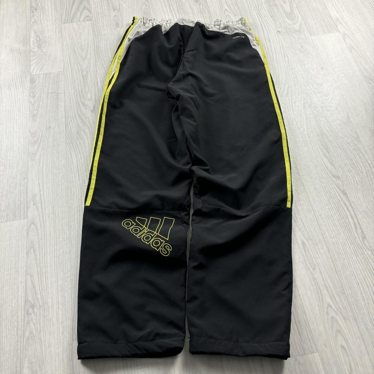 VINTAGE Y2K ADIDAS BAGGY TRACKSUIT BOTTOMS BLACK
