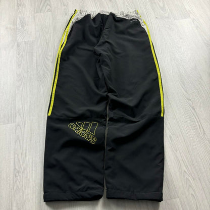 VINTAGE Y2K ADIDAS BAGGY TRACKSUIT BOTTOMS BLACK