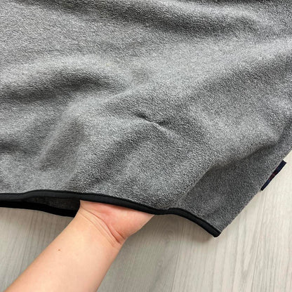 VINTAGE Y2K NAUTICA QUARTER ZIP FLEECE GREY