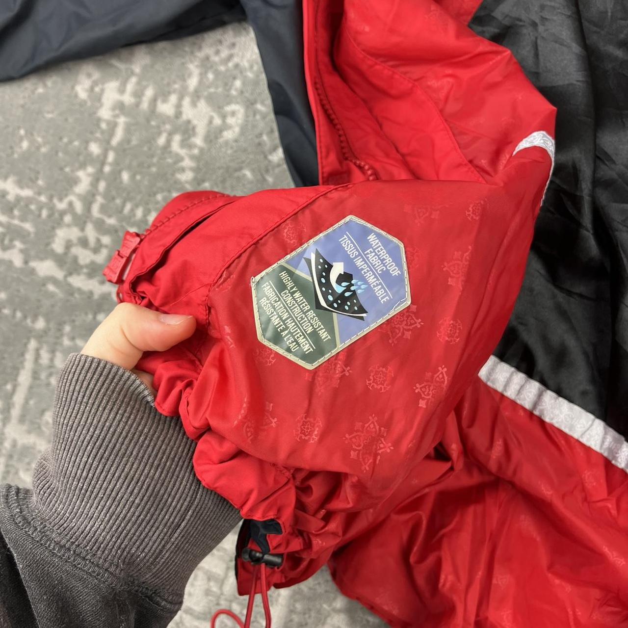 VINTAGE 00s COLUMBIA TECHNICAL WATERPROOF JACKET RED