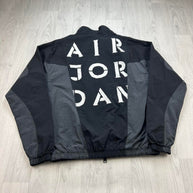 VINTAGE 00s JORDAN WINDBREAKER TRACK JACKET BLACK