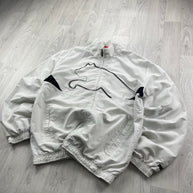 VINTAGE Y2K PUMA ZIP UP TRACK JACKET WHITE