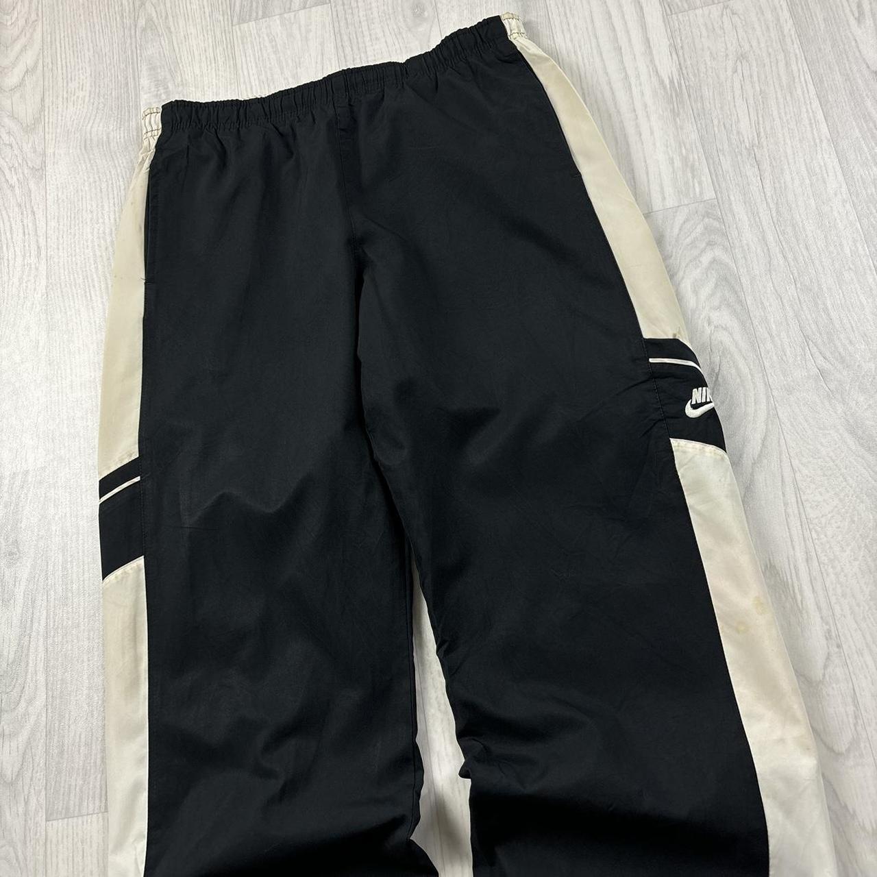 VINTAGE Y2K NIKE BAGGY TRACKSUIT BOTTOMS BLACK
