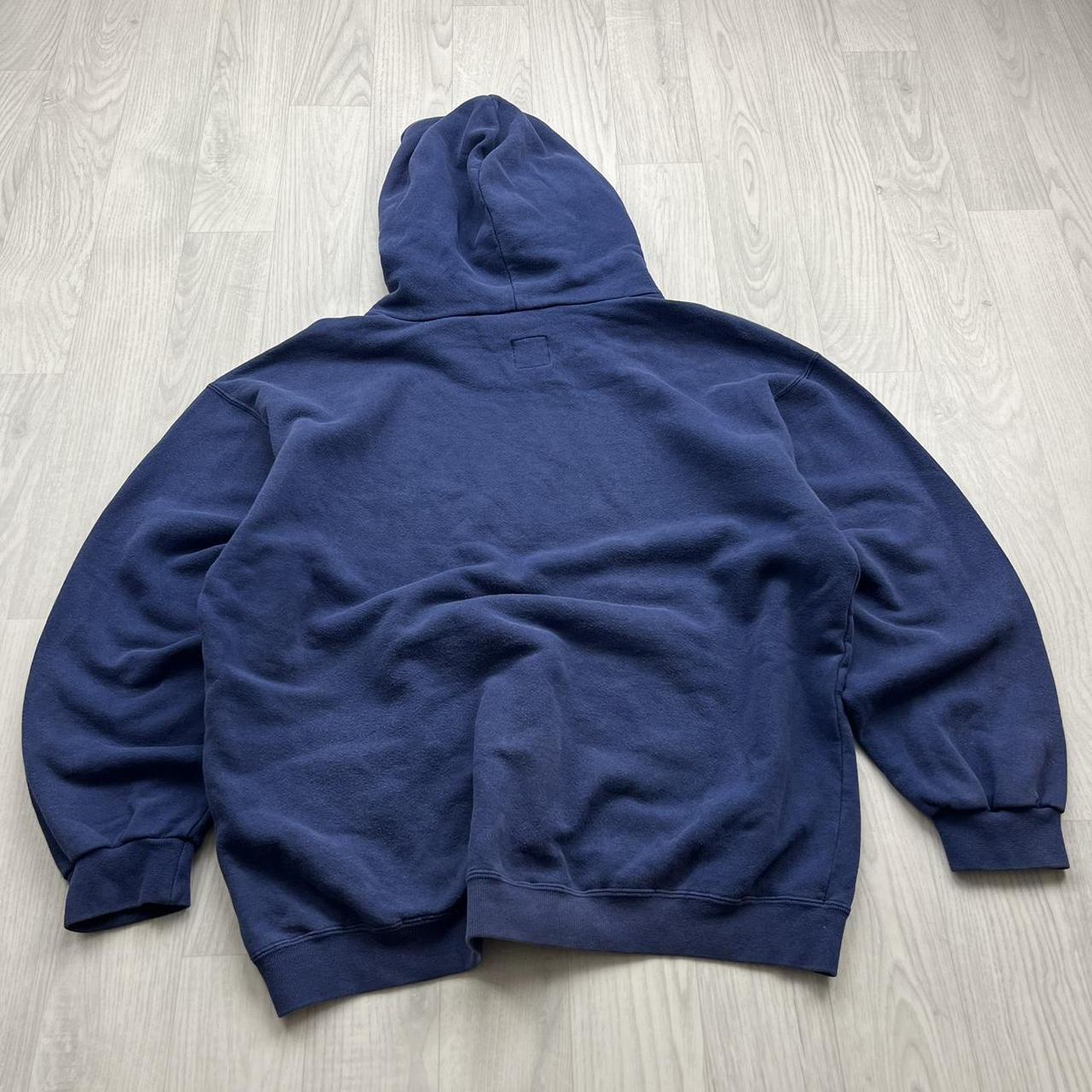 VINTAGE 90s NIKE BOXY HOODIE NAVY
