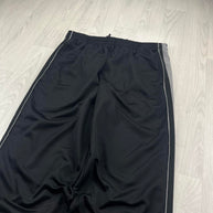 VINTAGE Y2K STARTER WIDE LEG TRACKSUIT BOTTOMS BLACK