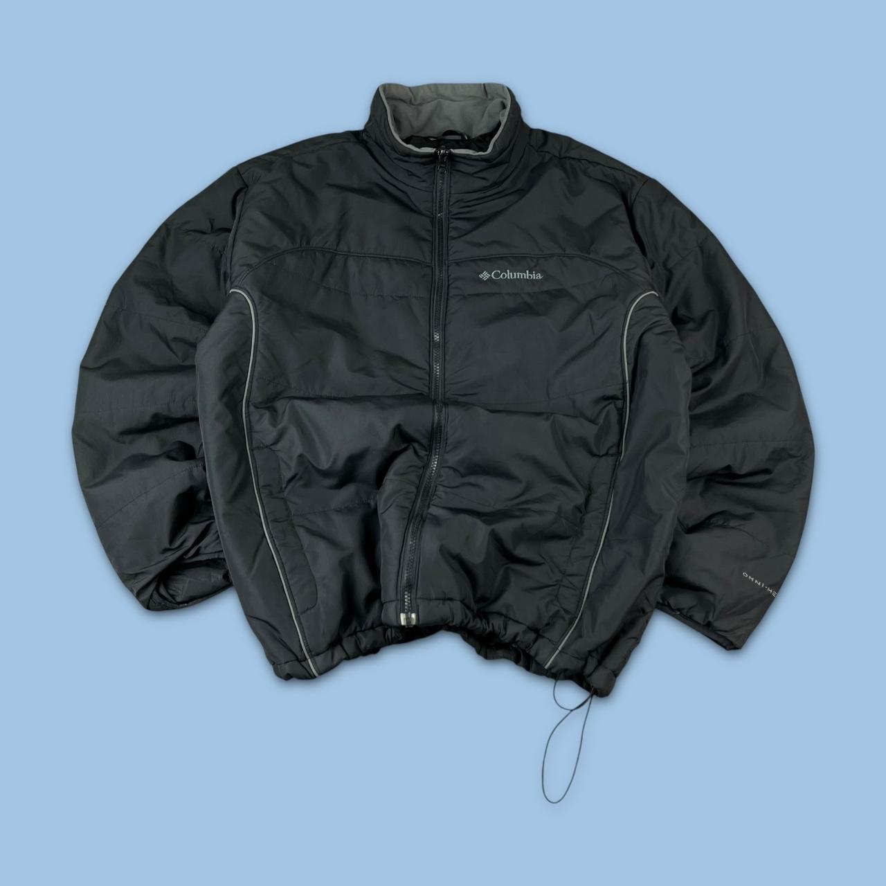 VINTAGE 00s COLUMBIA TECHNICAL UTILITY PADDED JACKET BLACK