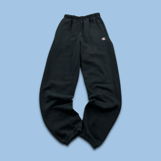VINTAGE 00s CHAMPION COTTON SWEATPANTS BLACK