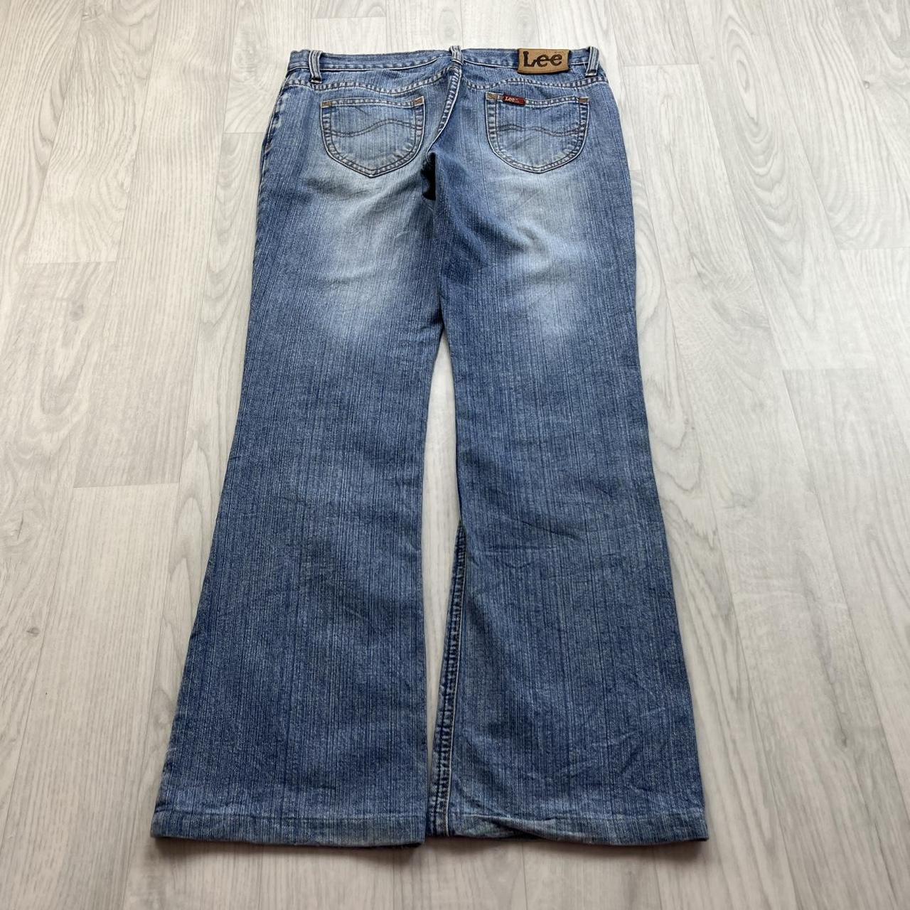 VINTAGE Y2K LEE LOW RISE BOOTCUT JEANS BLUE