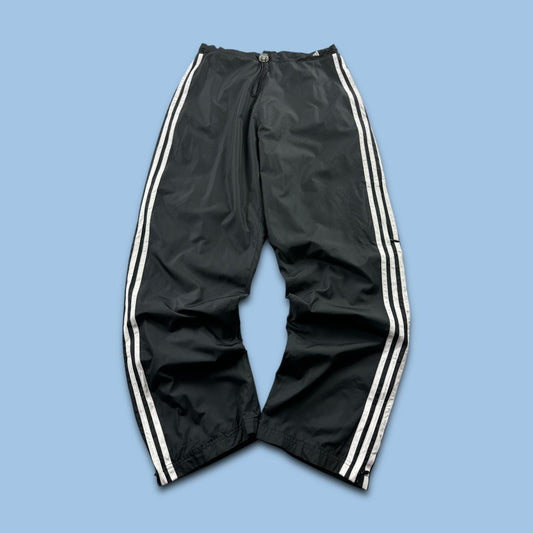 VINTAGE Y2K ADIDAS BAGGY TRACKSUIT BOTTOMS BLACK