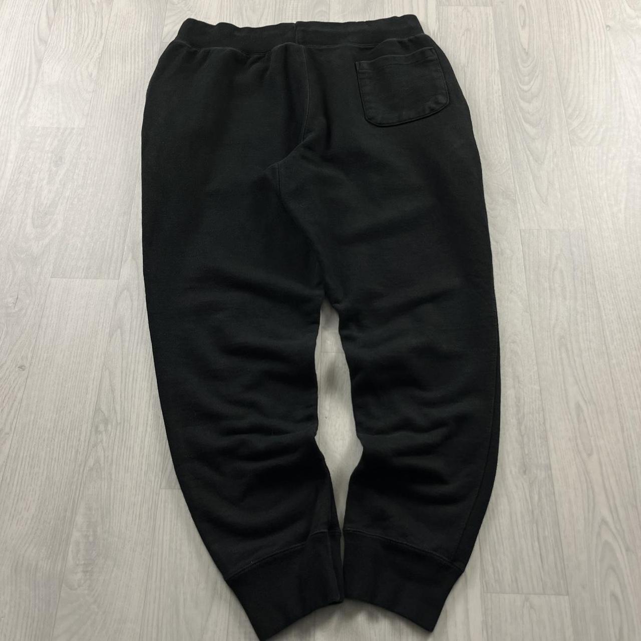VINTAGE 00s CHAMPION BAGGY COTTON SWEATPANTS BLACK