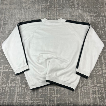 VINTAGE Y2K NIKE SPELL OUT BOXY SWEATSHIRT WHITE