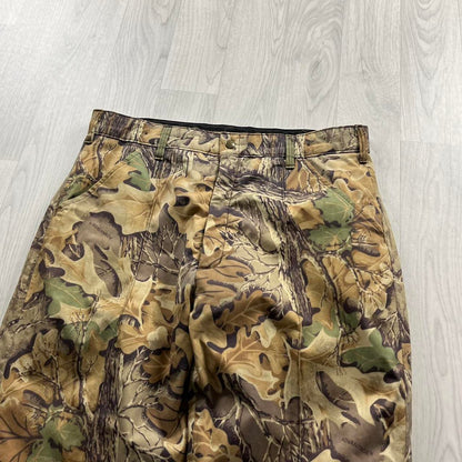 VINTAGE CABELAS REALTREE BAGGY INSULATED CAMO CARGO PANTS