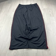 VINTAGE Y2K NIKE BAGGY TRACKSUIT BOTTOMS BLACK RED