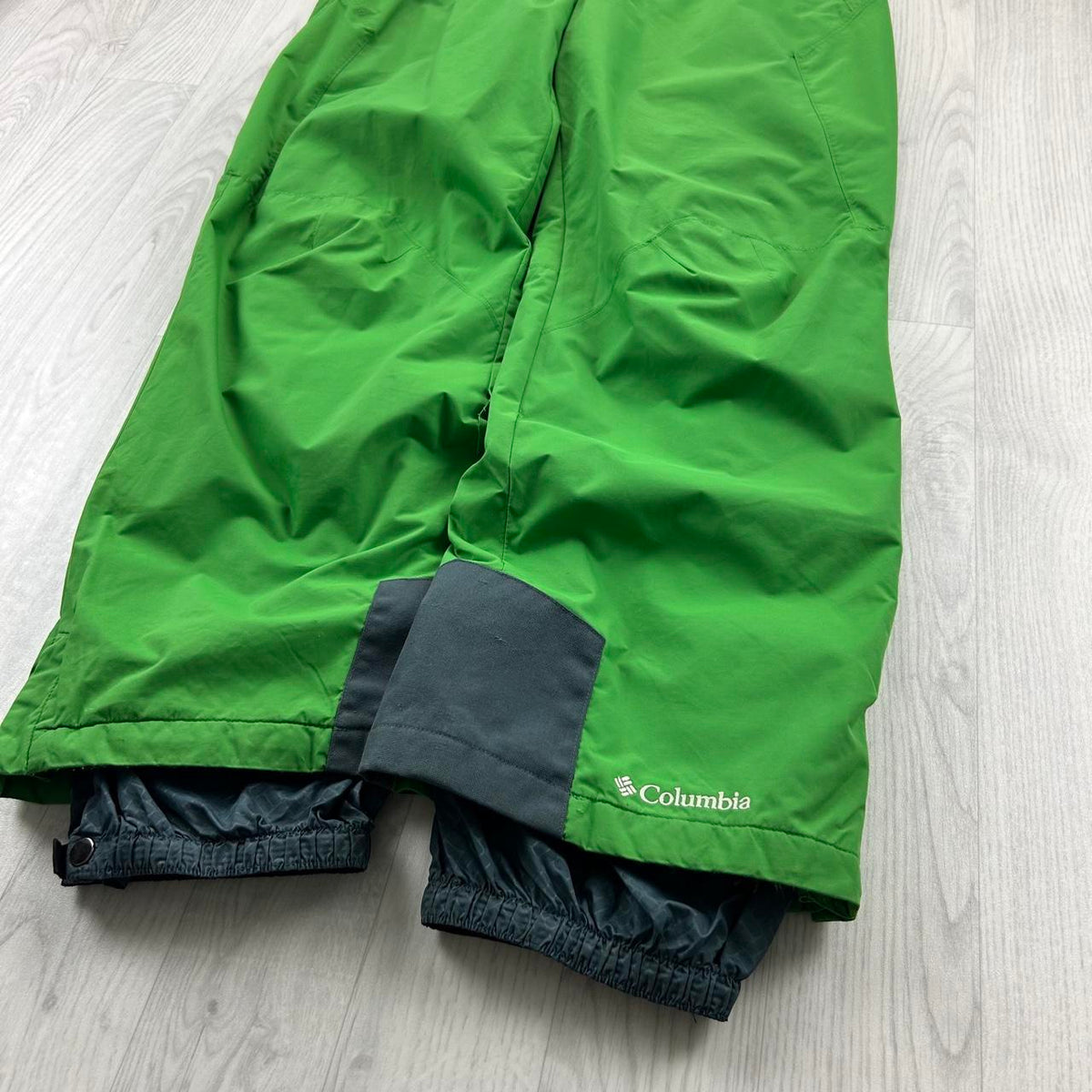 VINTAGE Y2K COLUMBIA BAGGY SKI PANTS SALOPETTES GREEN