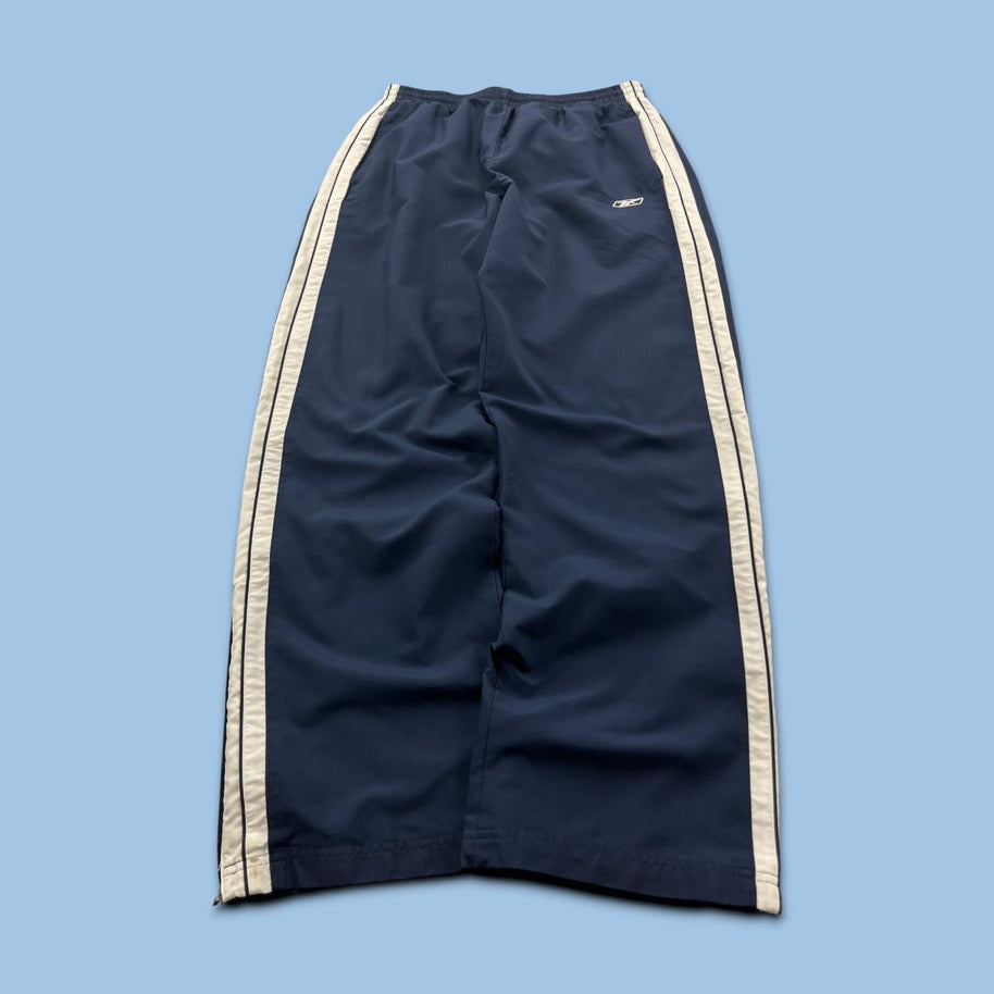 VINTAGE Y2K REEBOK BAGGY TRACKSUIT BOTTOMS NAVY