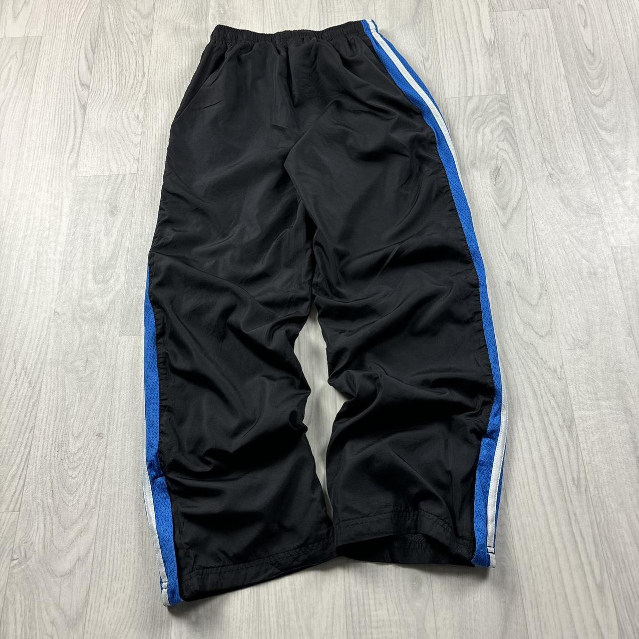 VINTAGE Y2K STARTER BAGGY TRACKSUIT BOTTOMS BLACK