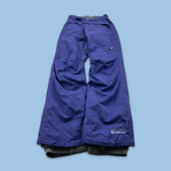 VINTAGE Y2K PROTEST LOW RISE SKI PANTS SALOPETTES PURPLE