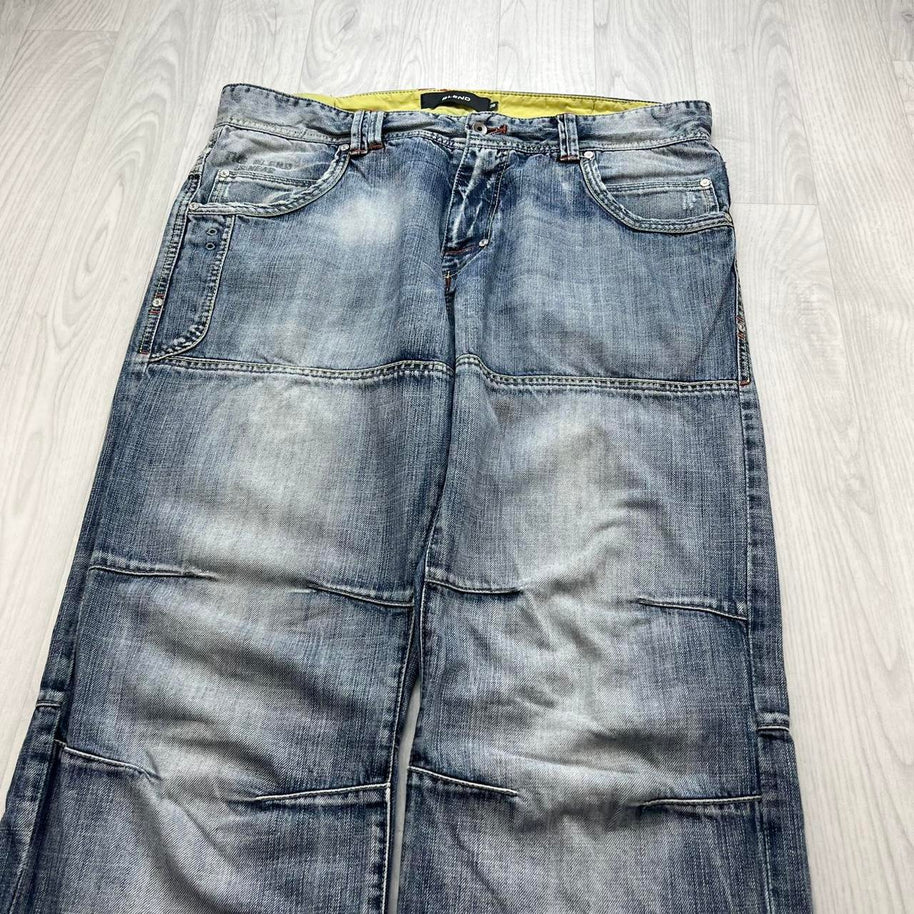 VINTAGE Y2K BLEND BAGGY JEANS BLUE