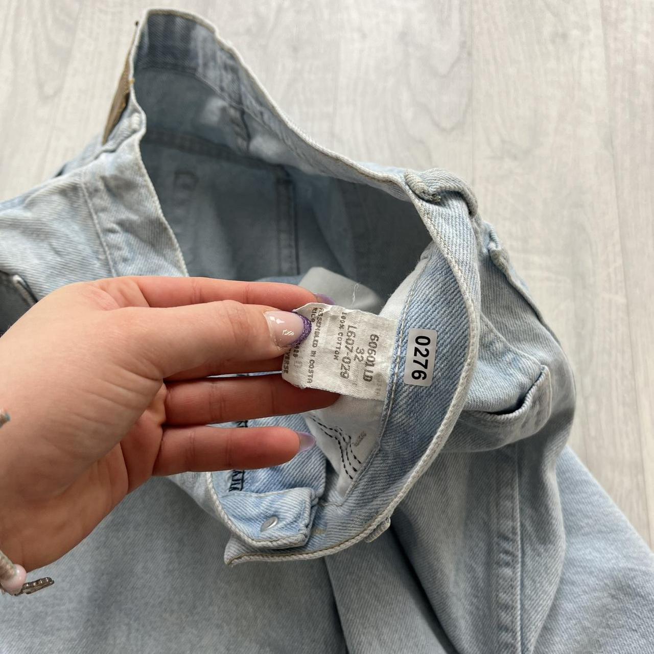 VINTAGE 00s WRANGLER BAGGY LOOSE JORTS BLUE