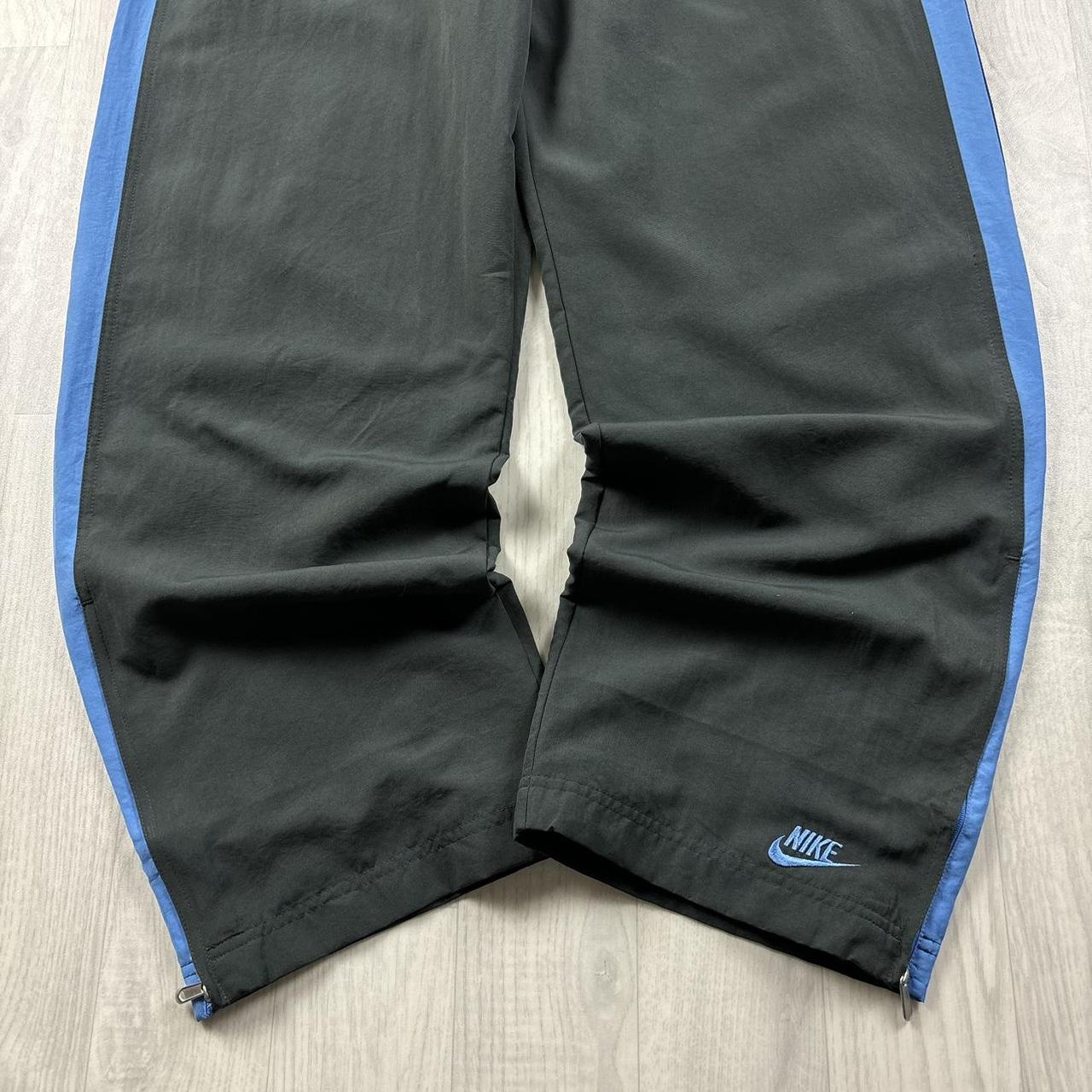 VINTAGE Y2K NIKE BAGGY TRACKSUIT BOTTOMS CHARCOAL GREY
