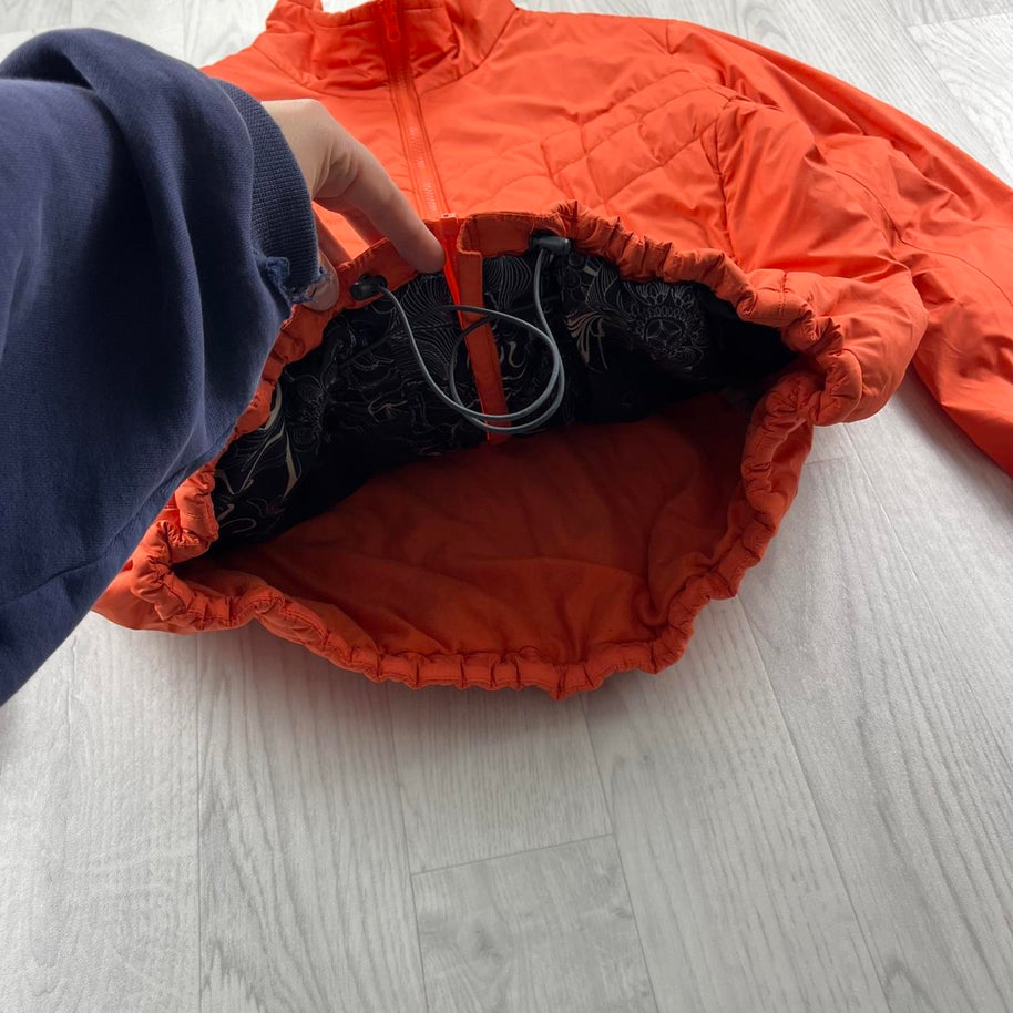 VINTAGE Y2K COLUMBIA PADDED PUFFER SKI JACKET ORANGE