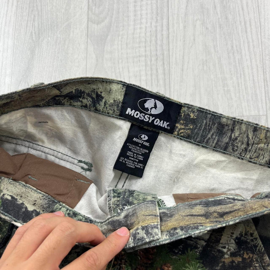 VINTAGE MOSSY OAK BAGGY CAMO CARGO PANTS